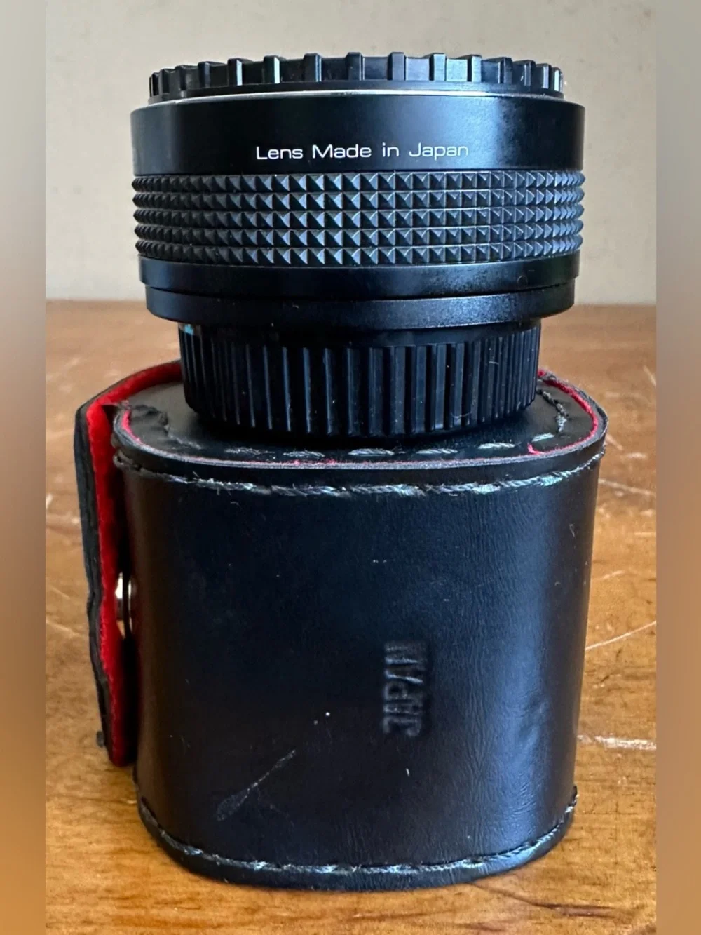 Vivitar 2x Tele Converter MC OM 2X-21 Camera Lens w/ Leather Case Caps Japan